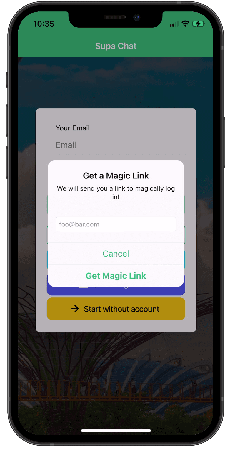 Magic Link Alert